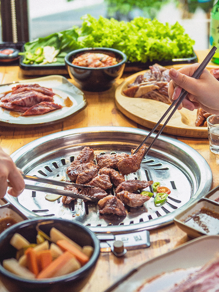 Ăn buffet thịt nướng Hàn Quốc ở Gogi House